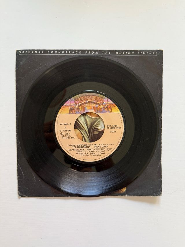 Vinilo de Flashdance. Irene Cara