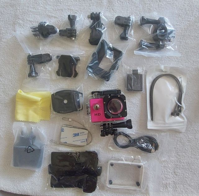 Cámara de Acción Stima Pro SDC 6910 HD Rosa