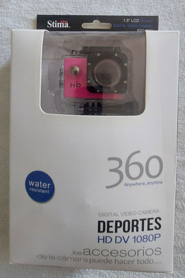 Cámara de Acción Stima Pro SDC 6910 HD Rosa