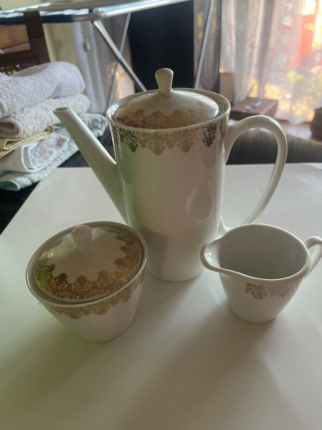 Set de té Santa Clara porcelana