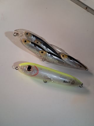 Lote señuelos superficie