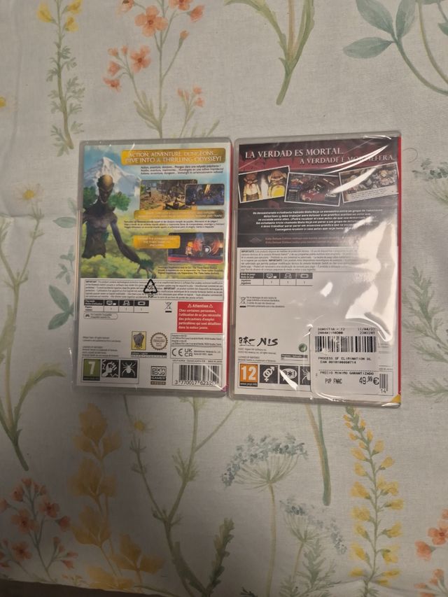 Lote 2 Juegos Nintendo Switch Precintados