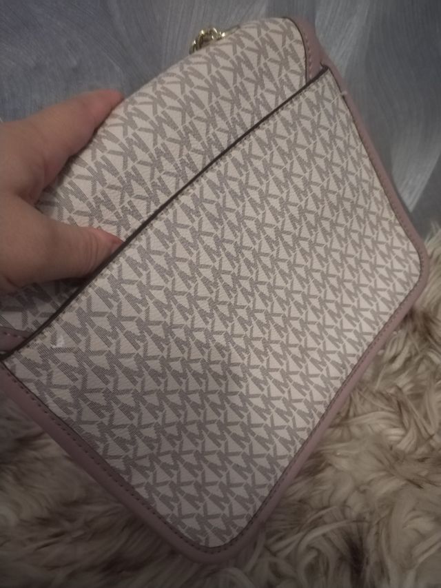 Bolso Michael Kors Rosa y Beige