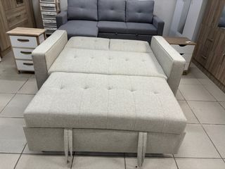 Sofá Cama Beige Tela