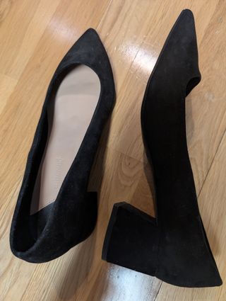 Zapatos de tacón Stradivarius negros talla 40