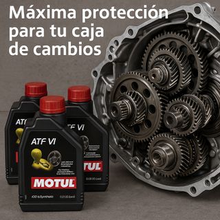 3 Botes Aceite Cambio Motul ATF VI
