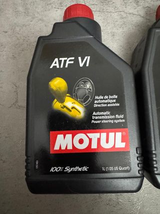 3 Botes Aceite Cambio Motul ATF VI