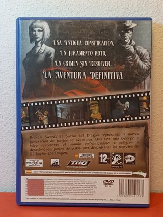 Broken Sword: El sueño del dragón PS2 PAL ESP