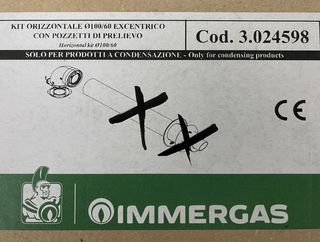 Codo 90º Caldera Condensación Kit IMMERGAS