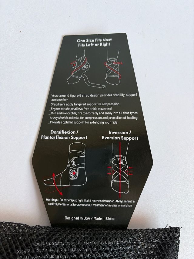 Tobillera BMX Shadow - 1 Unidad