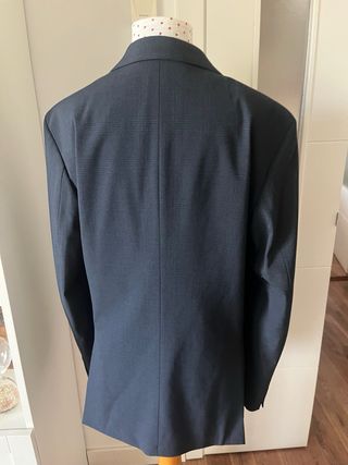 Blazer Zara Hombre Azul