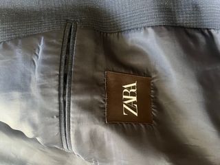 Blazer Zara Hombre Azul