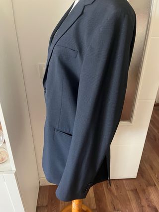 Blazer Zara Hombre Azul