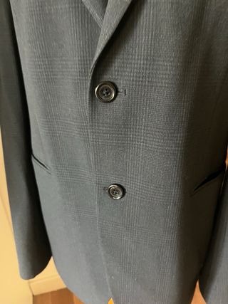 Blazer Zara Hombre Azul