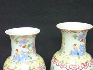 Coppia Vasi Cinesi Decorati