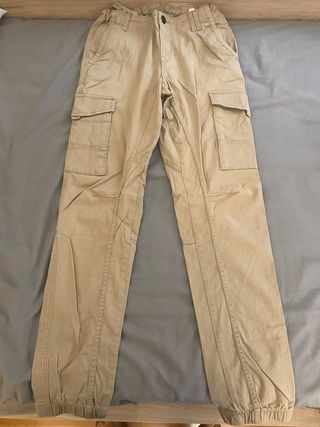 Pantalón cargo beige niño 15 años