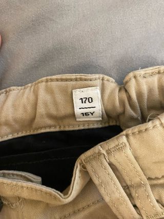 Pantalón cargo beige niño 15 años