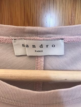 Camiseta rosa Sandro 