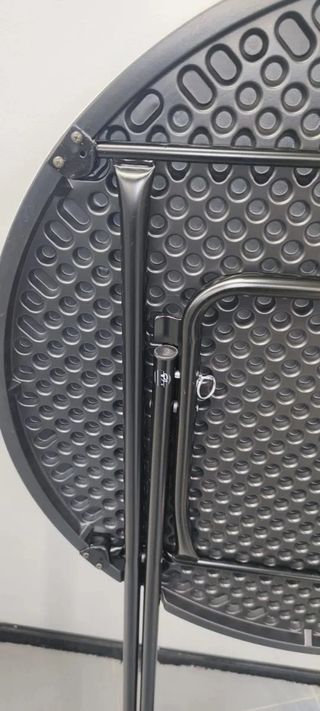 Mesa alta plegable 80cm Ø para cóctel NUEVA