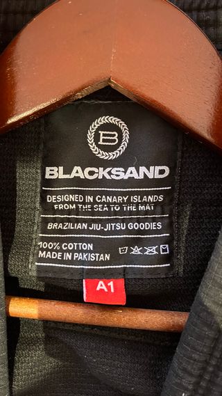 Kimono Completo Jiu Jitsu BLACKSAND - Talla A1 