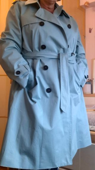 Gabardina azul