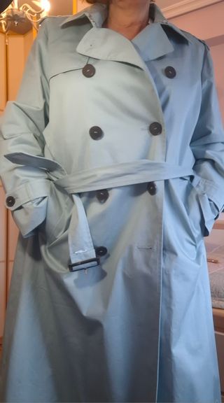 Gabardina azul