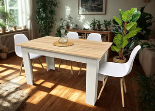 Comedor mesa + 6 sillas moderno