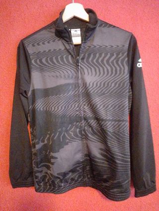 Sudadera Adidas Negra con Diseño
