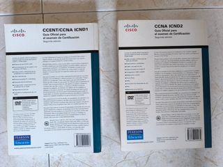 2 libros CISCO CCNA/CCENT/ICND