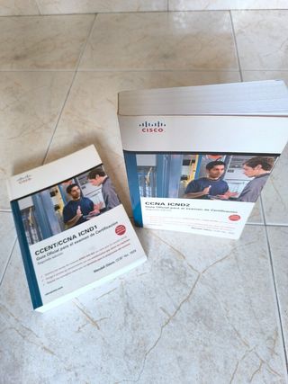 2 libros CISCO CCNA/CCENT/ICND