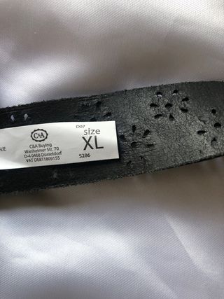 Cinturón C&A negro talla XL