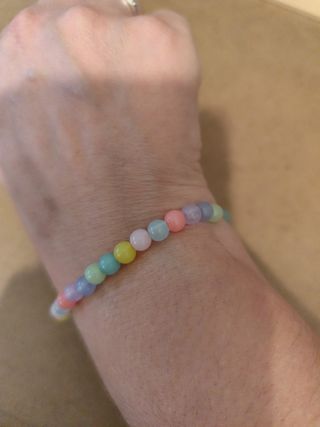 Pulsera de cuentas multicolor