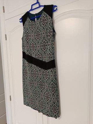 Vestido DANDARA verde y negro Talla S