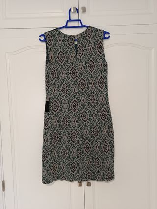 Vestido DANDARA verde y negro Talla S
