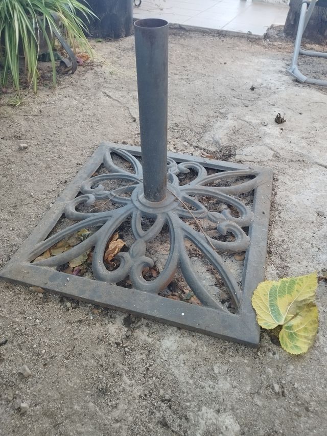 Base para sombrilla de jardín