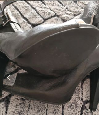 Stivaletti donna in pelle nera