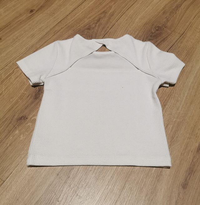Camiseta blanca niña Zara