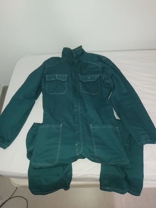 Mono de trabajo verde, unisex