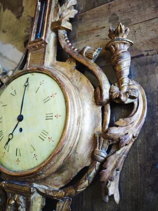 Orologio da muro Luigi XVI dorato