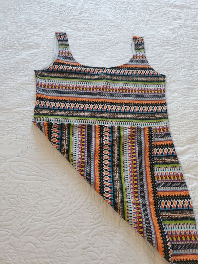 Vestido ceñido estampado