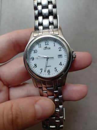 Reloj Lotus plateado de hombre