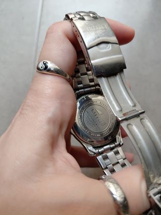 Reloj Lotus plateado de hombre