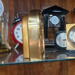 Reloj de Mesa Vintage Seiko Dorado