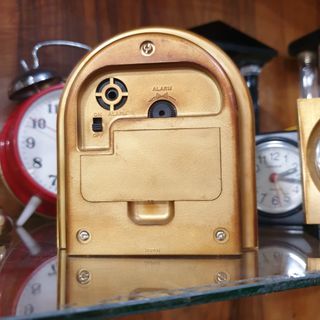 Reloj de Mesa Vintage Seiko Dorado