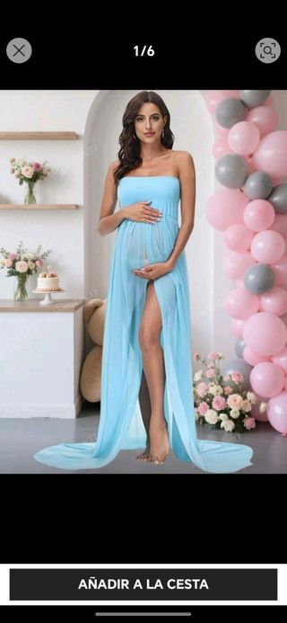 Diadema y vestido premamá fotos