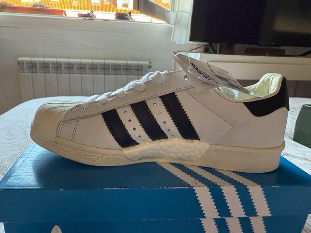 Zapatillas Adidas Superstar Blancas Talla 39 1/3