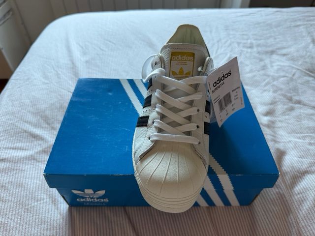Zapatillas Adidas Superstar Blancas Talla 39 1/3