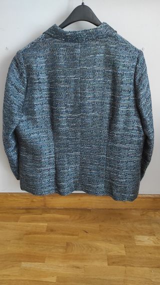 Chaqueta de vestir azul Talla 50