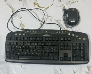 Teclado ordenador y Ratón Microsoft Negro