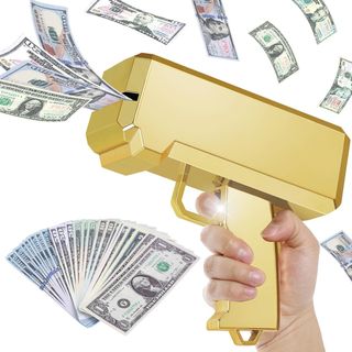 Pistola de Dinero Dorada